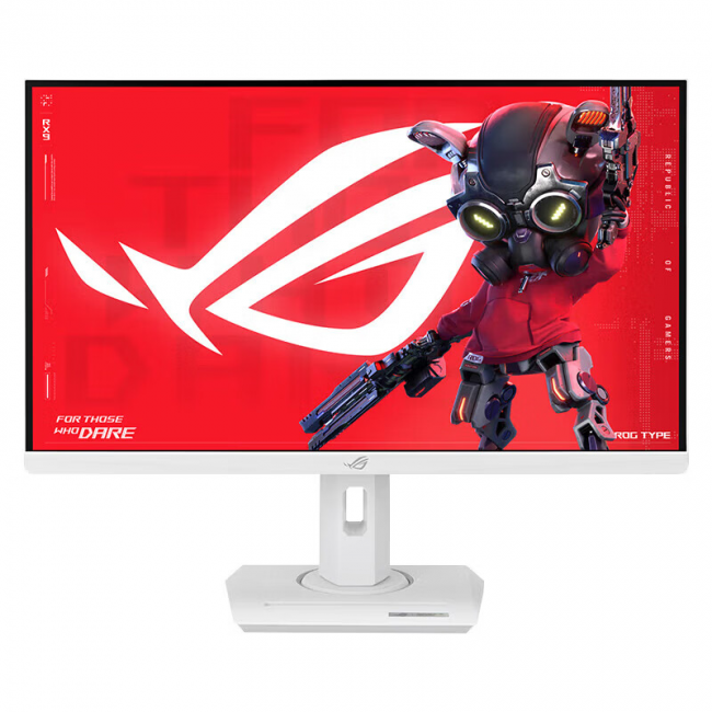 选！ROG吹雪系列显示器高能电竞K8凯发登录入口纯白高颜值桌搭优